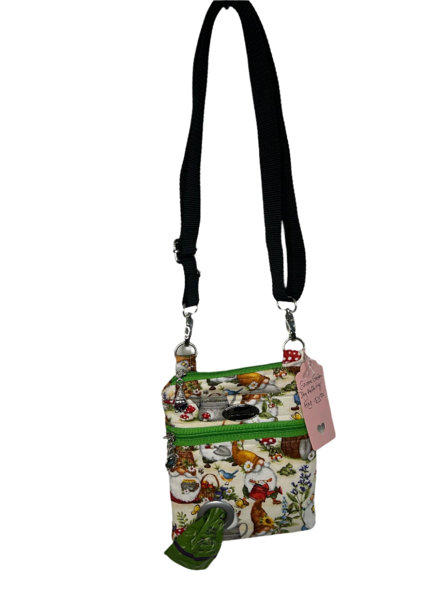 Gnome Garden Dog Walking Bag