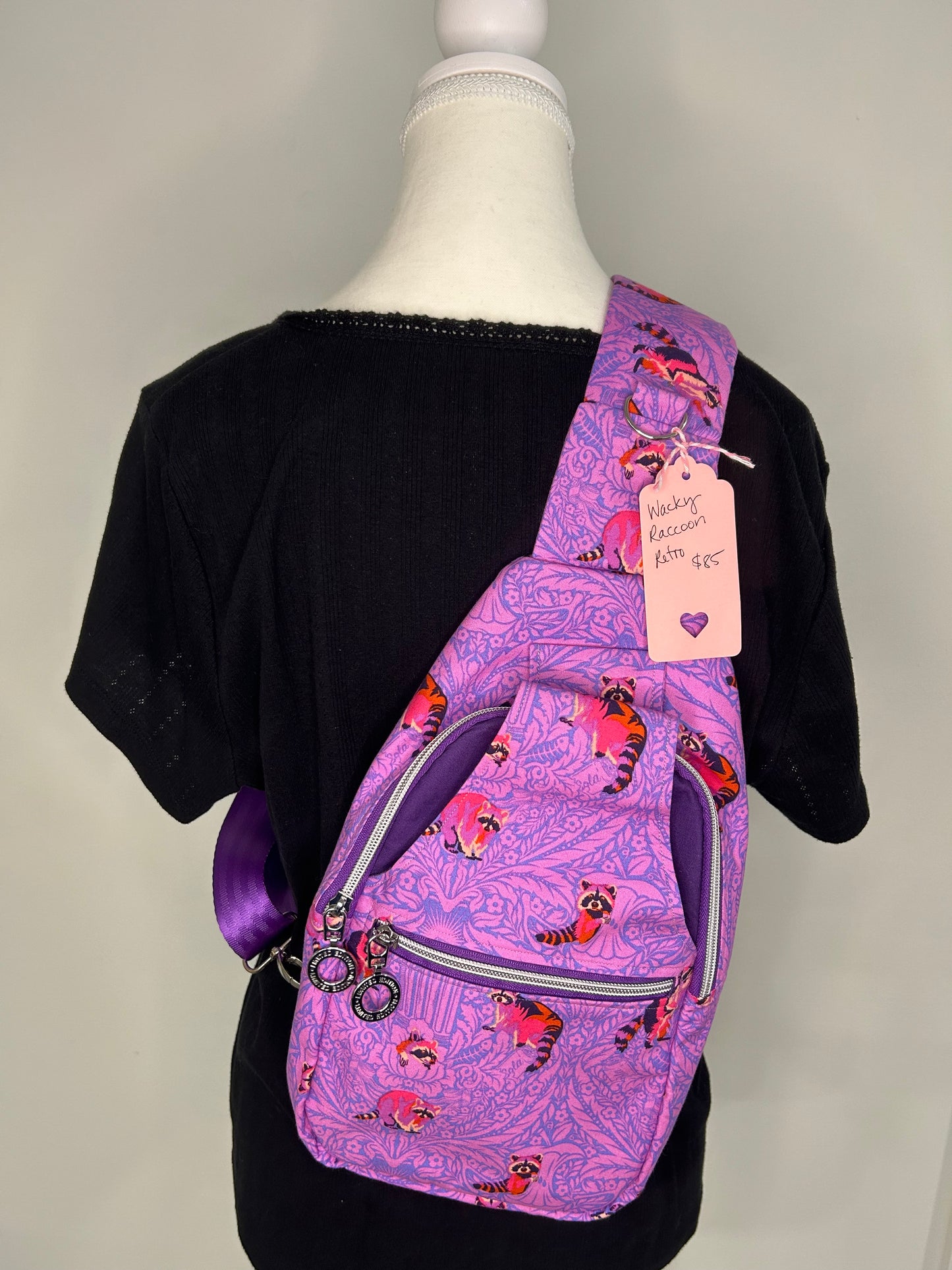 Wacky Raccoon’s Retro Sling Bag