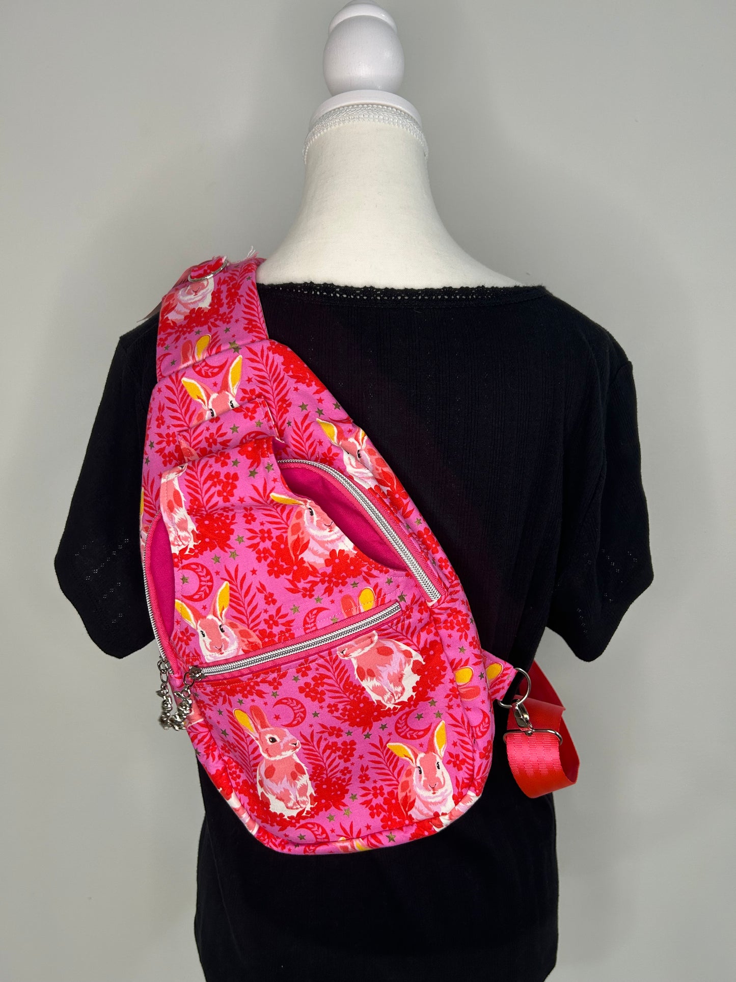 Hip Hop Hooray Bunny Retro Sling Bag
