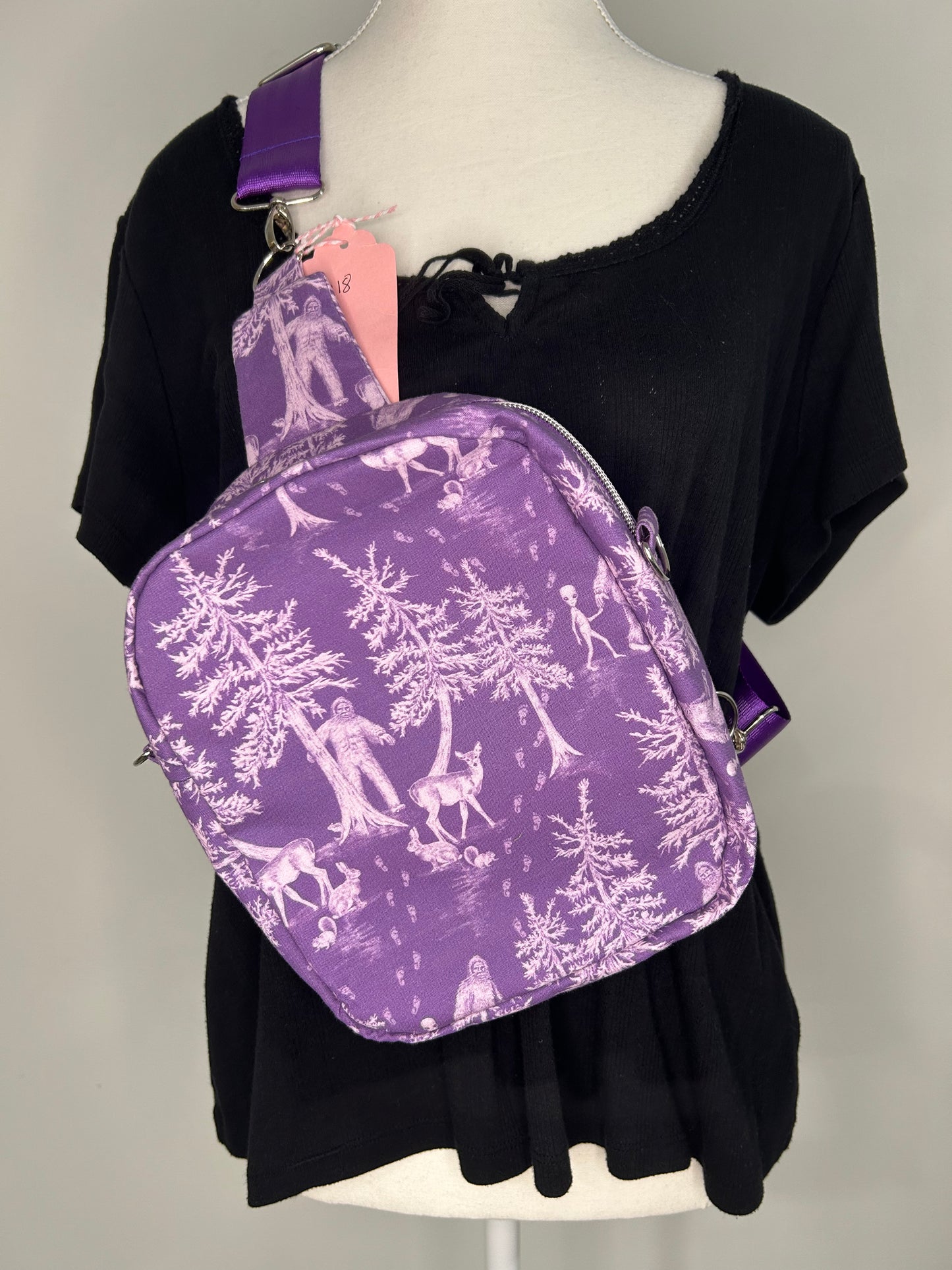 Friends of Bigfoot Convertible Pebble Bag
