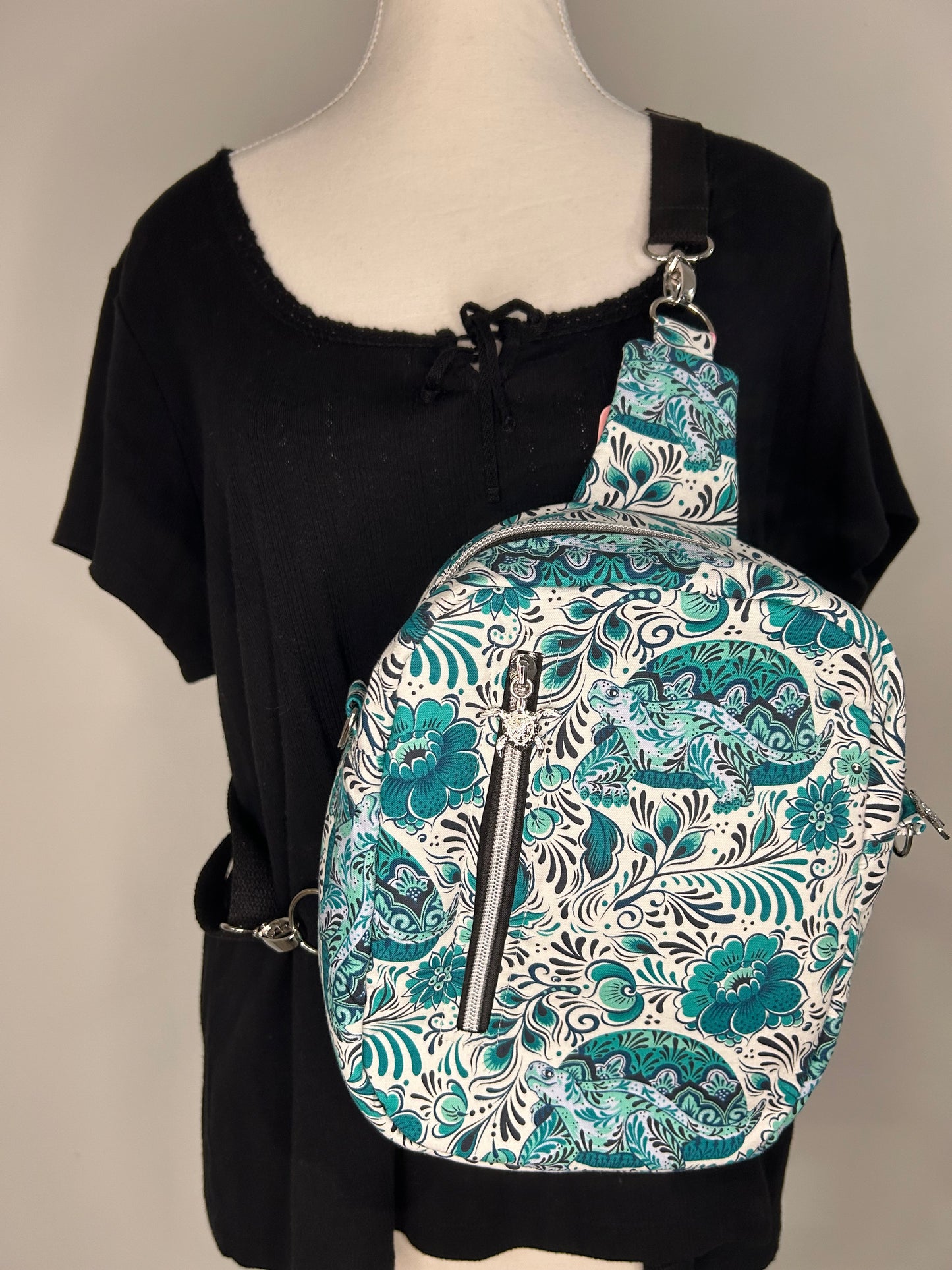 Turtle-y Awesome Convertible Pebble Bag