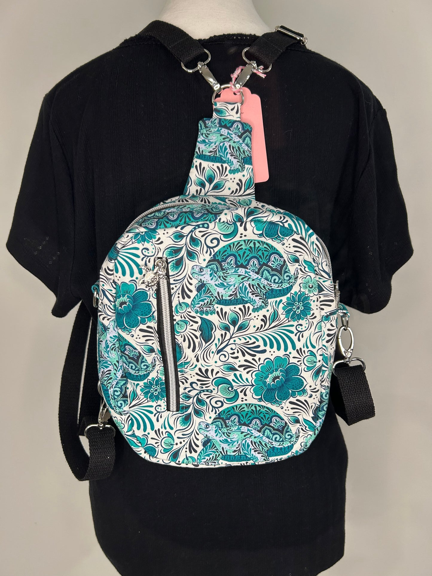 Turtle-y Awesome Convertible Pebble Bag