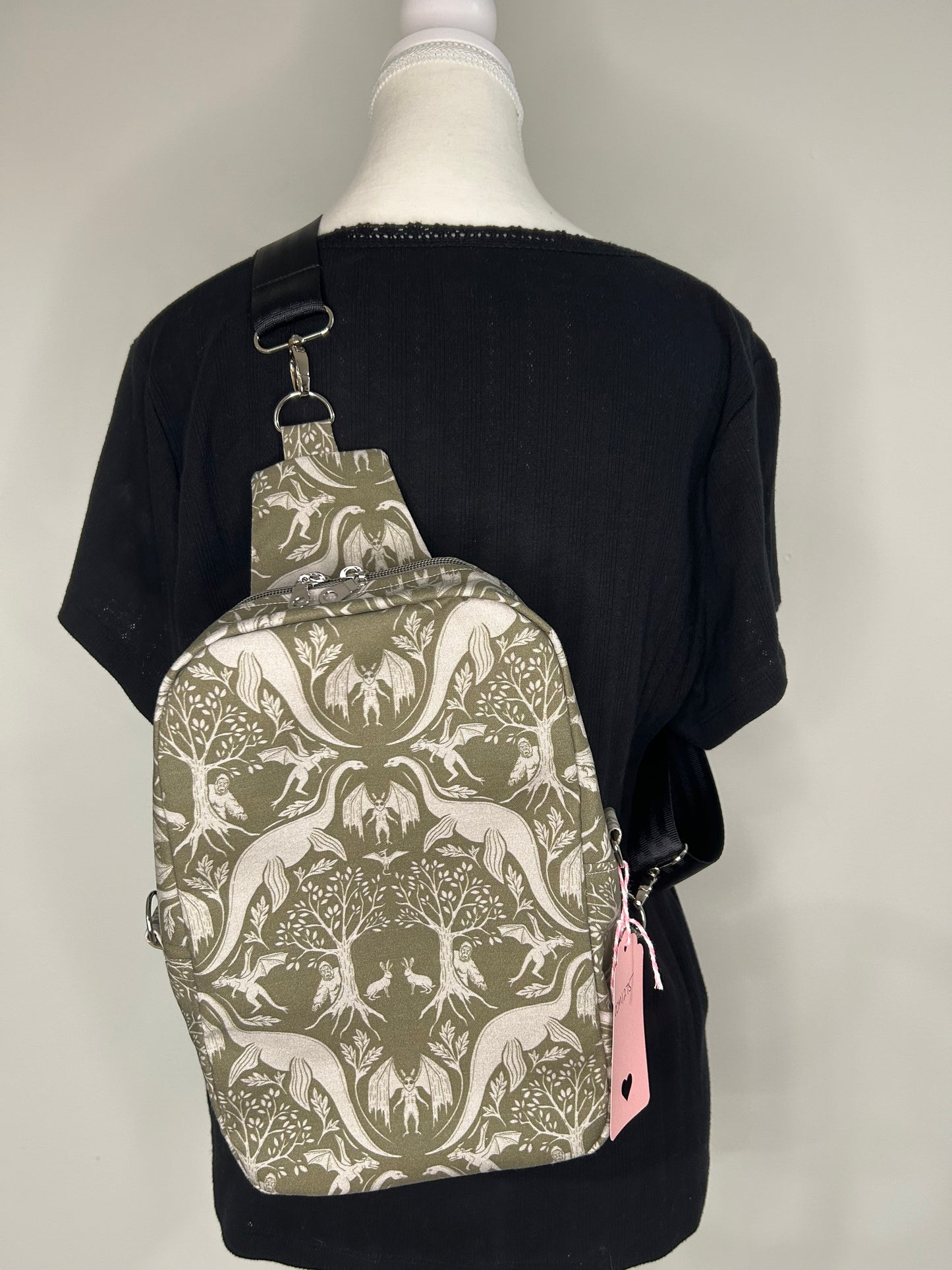 Cryptid Friends Convertible Modern Manda Bag