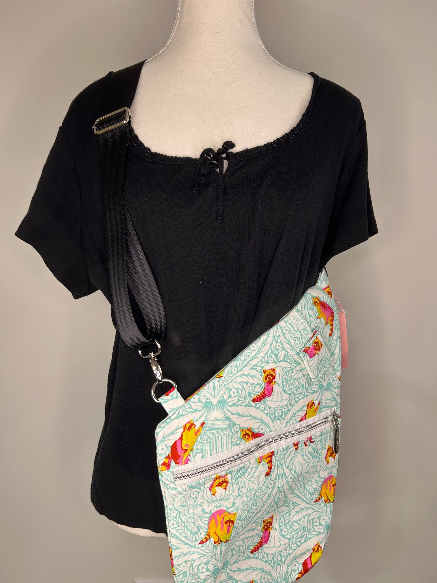 Wacky Raccoon Convertible Traveler Bag