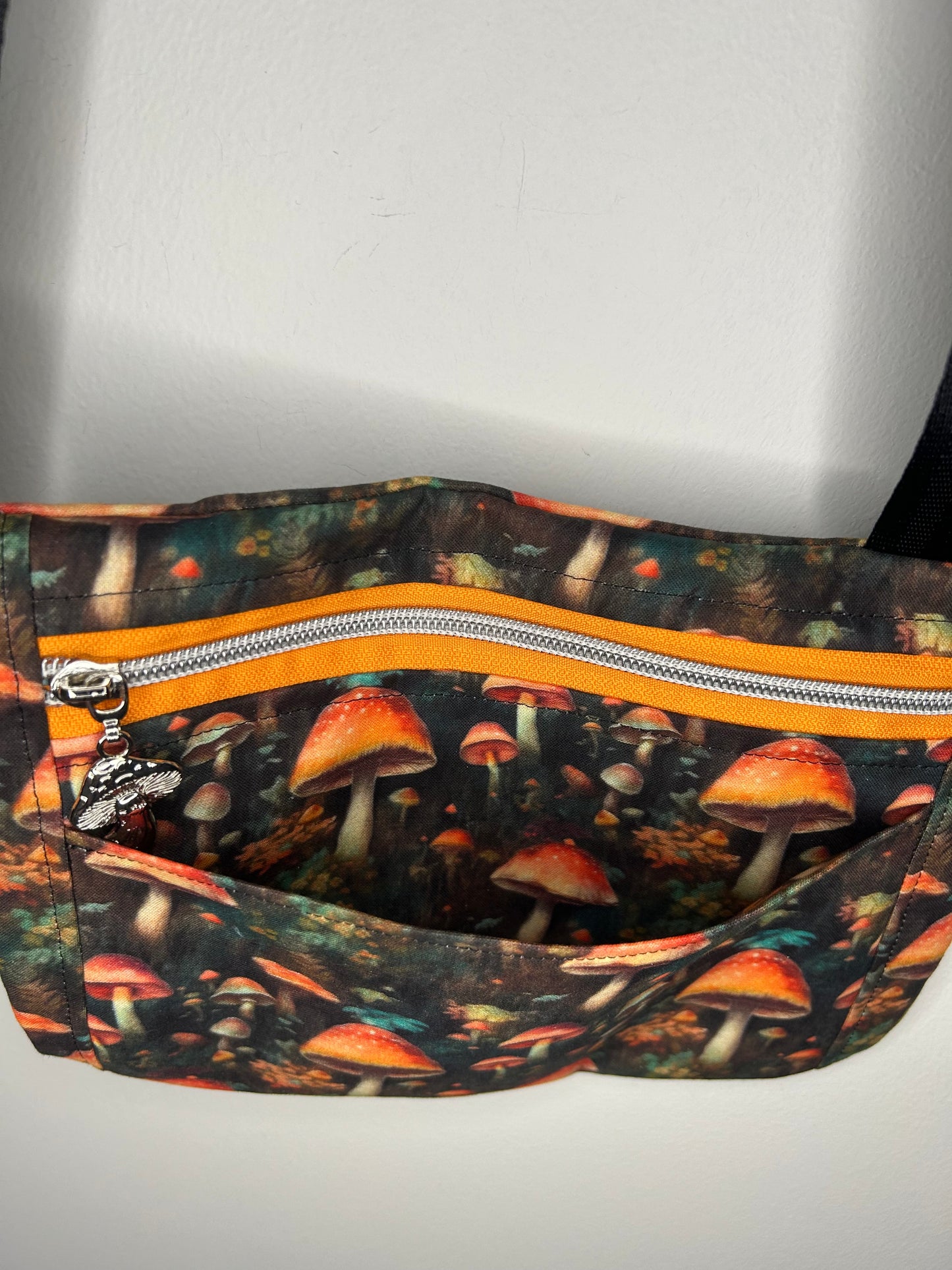 Mushroom Fields Amplector Crossbody Hip Bag