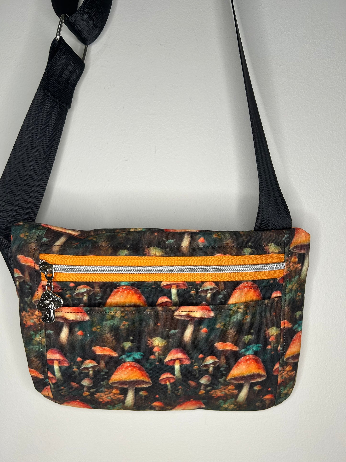 Mushroom Fields Amplector Crossbody Hip Bag