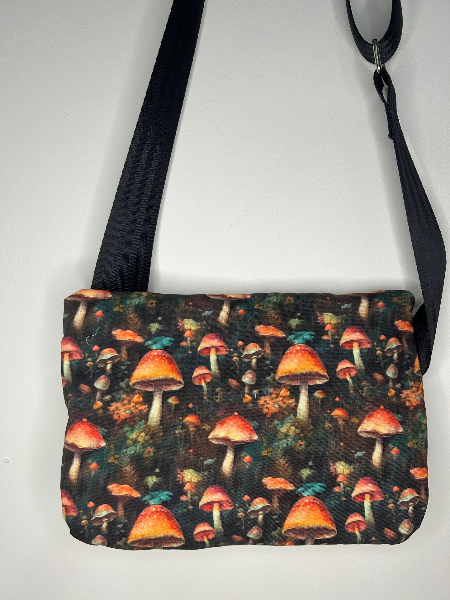 Mushroom Fields Amplector Crossbody Hip Bag