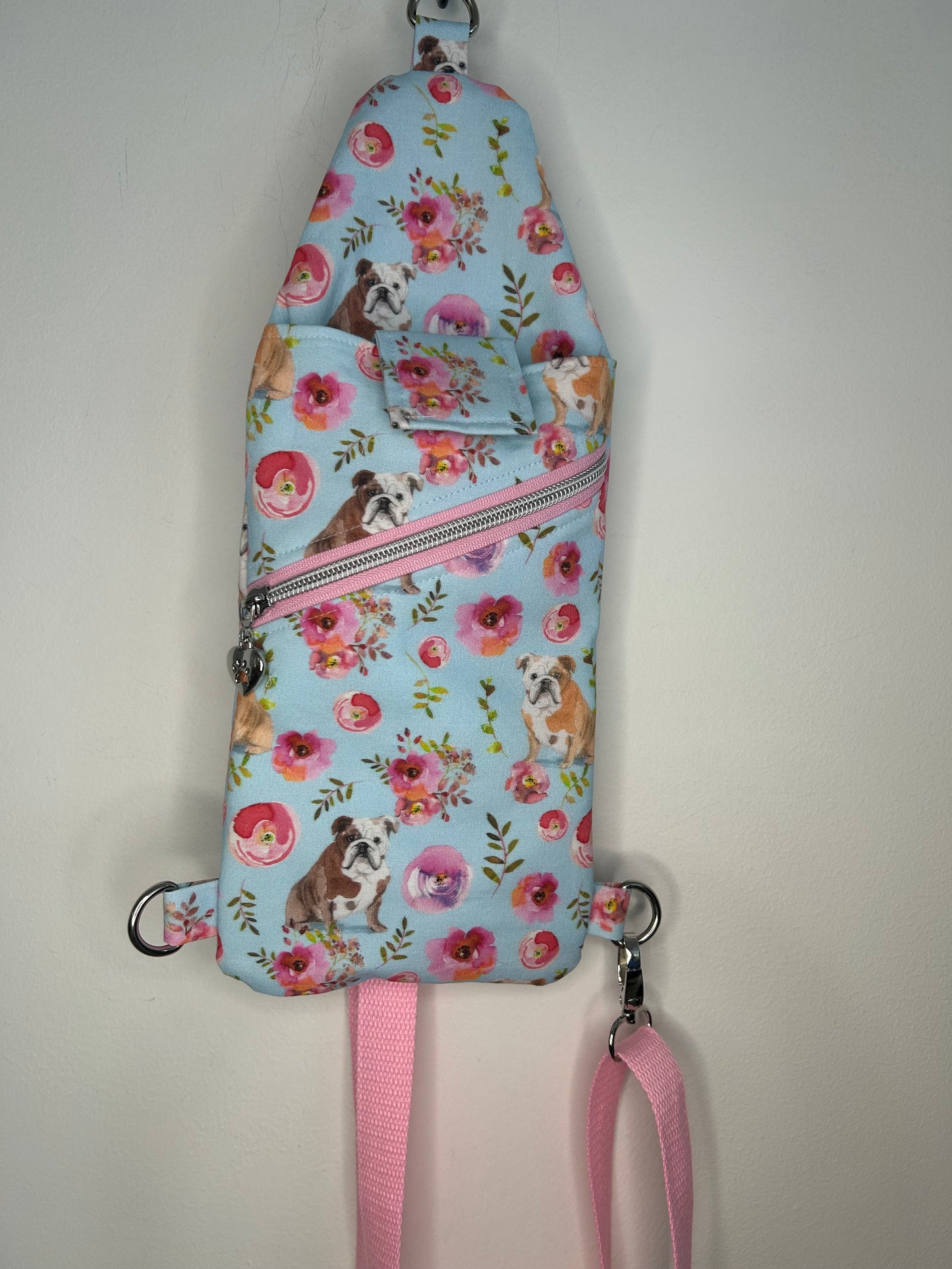 English Bulldog Mini Traveler Sling Bag