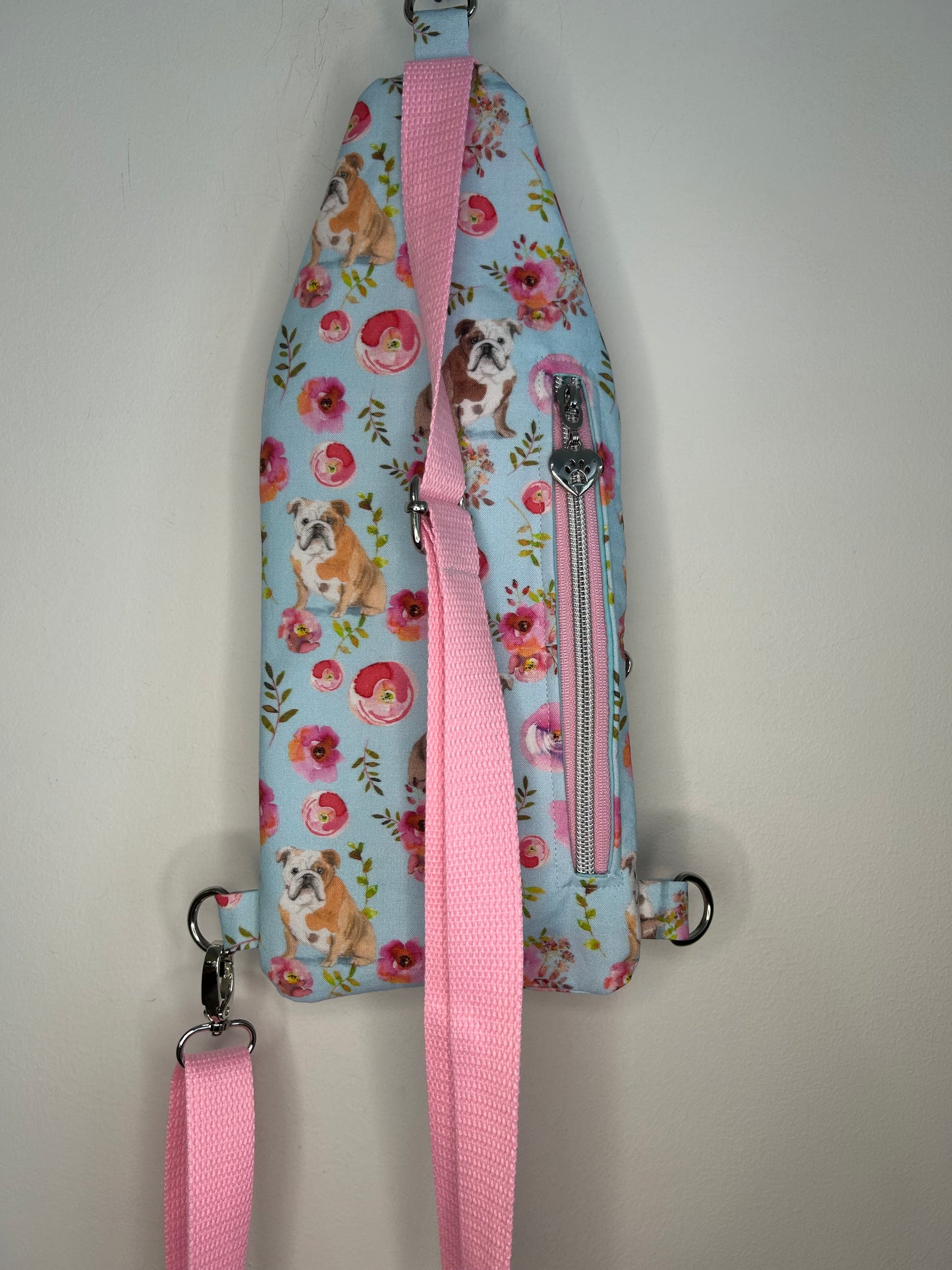English Bulldog Mini Traveler Sling Bag