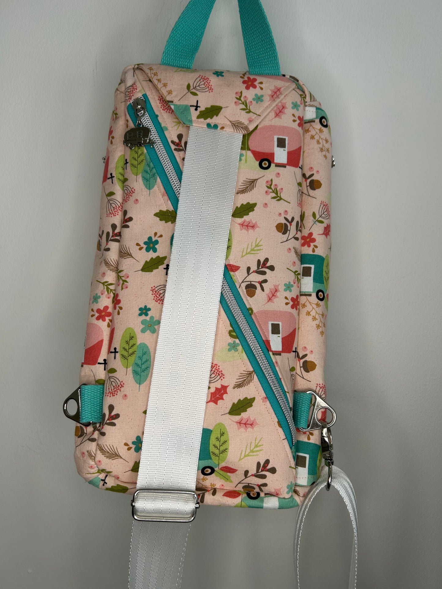 Floral Camping Lind Sling Backpack