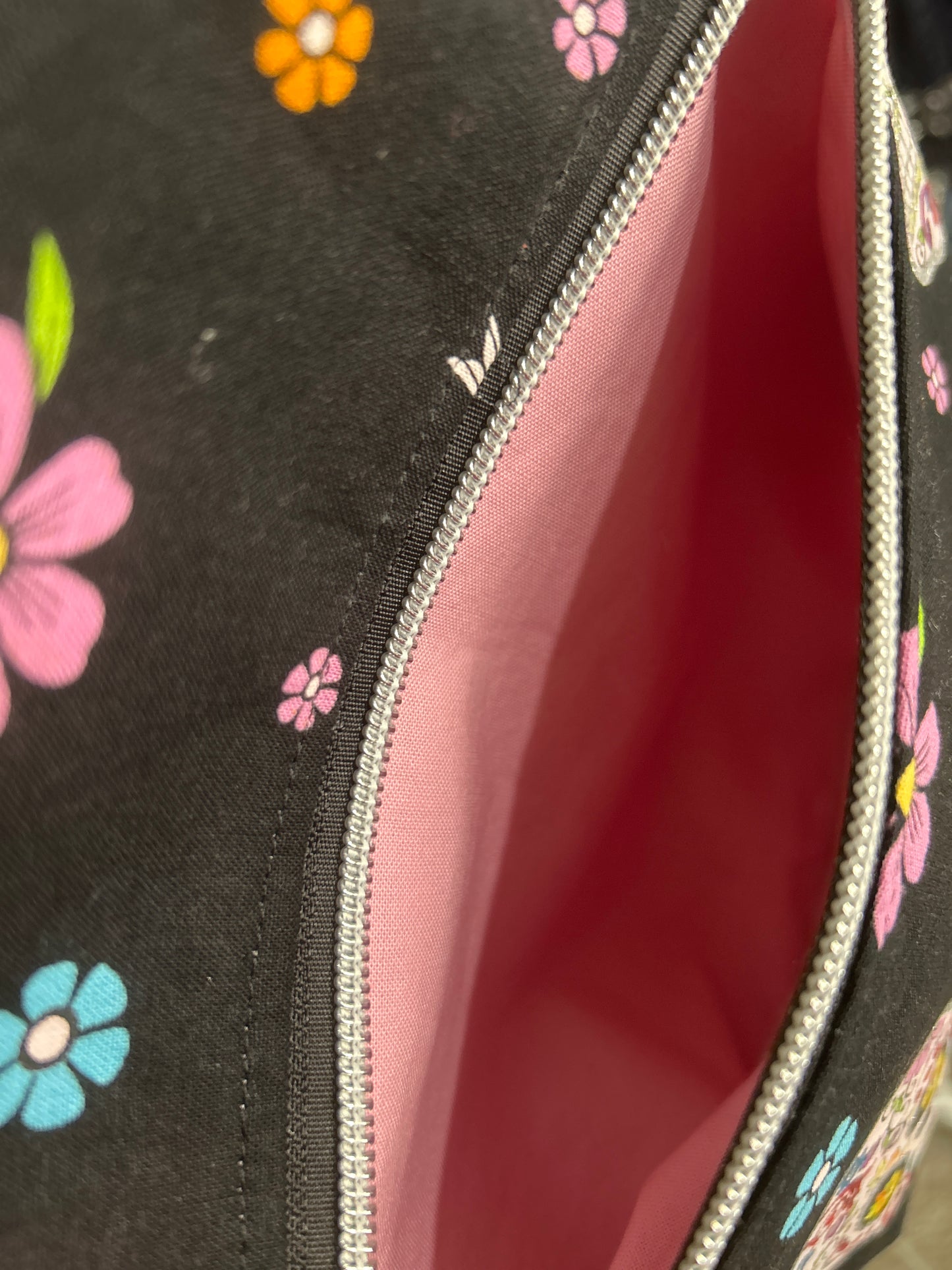 Handmade Glitter Skull Convertible Traveler Sling Bag