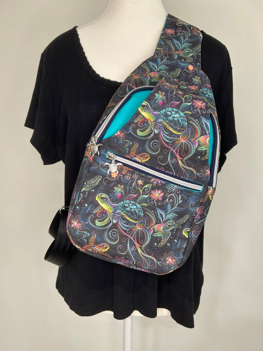 Turtle-y Awesome Retro Sling Bag