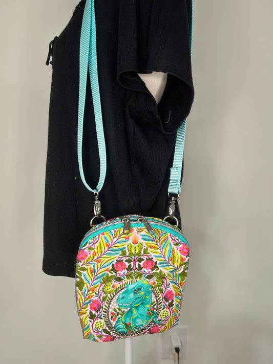 Handmade T-Rex Dinosaur Essential Crossbody Bag