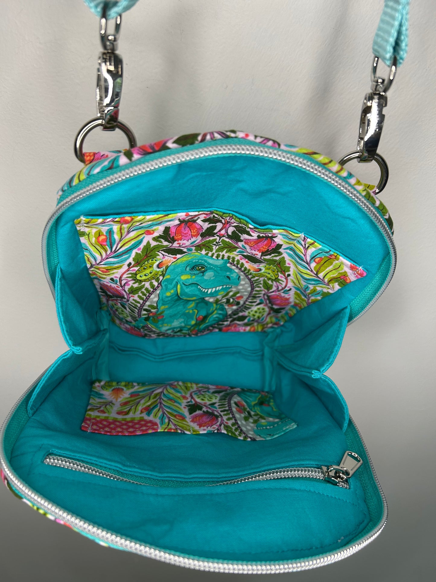 Handmade T-Rex Dinosaur Essential Crossbody Bag
