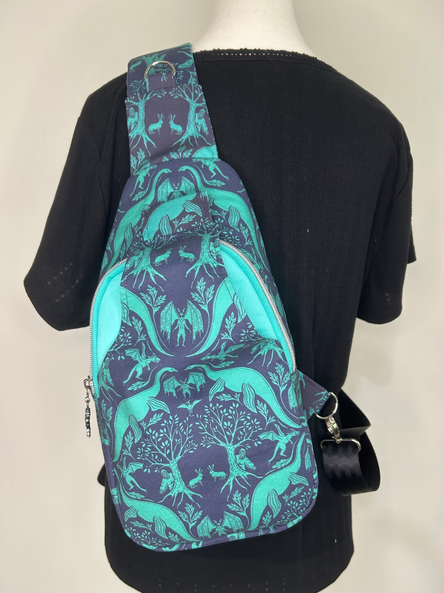 Cryptid Friends Retro Sling Backpack
