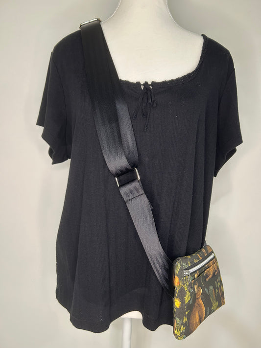Hip Hop Amplector Crossbody Bag