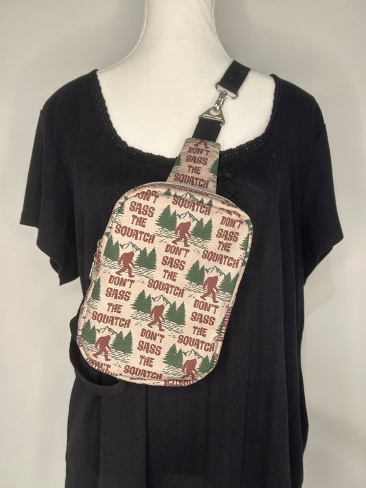 Don’t Sass the Squatch Andie Sling Bag