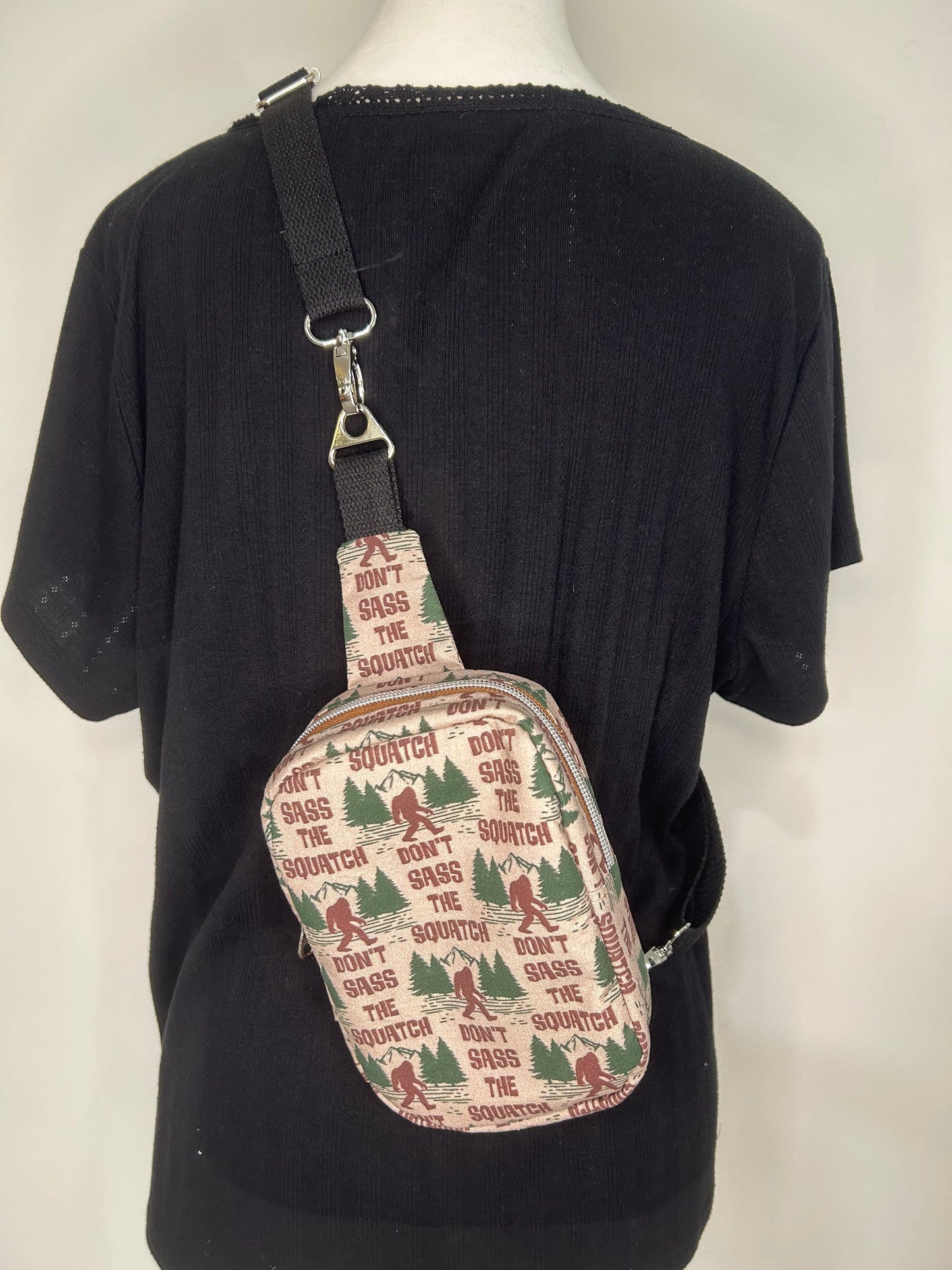 Don’t Sass the Squatch Andie Sling Bag