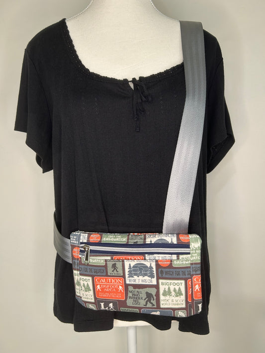Bigfoot Crossing Amplector Crossbody Bag