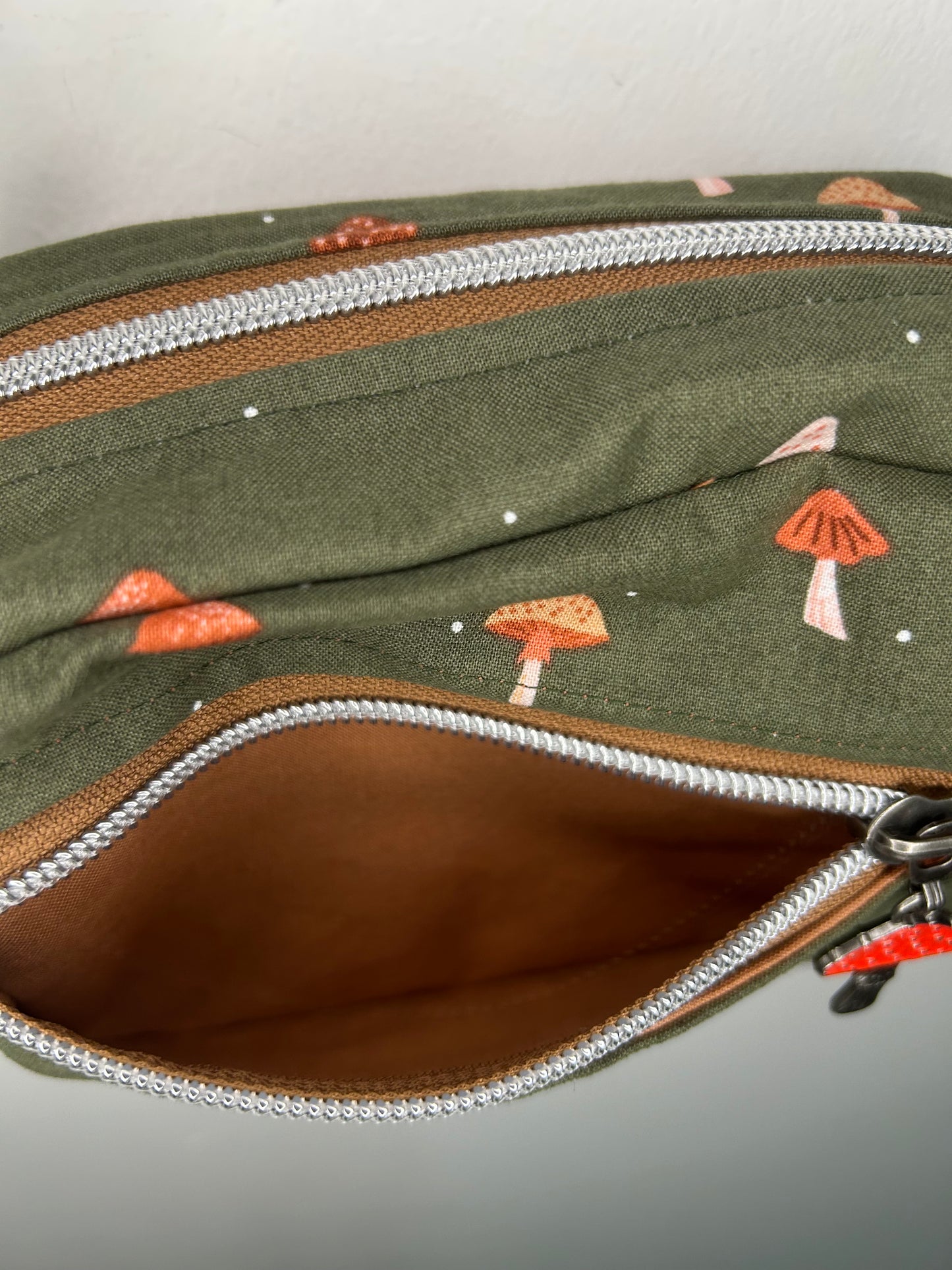 Mushroom Trio Crossbody Bag
