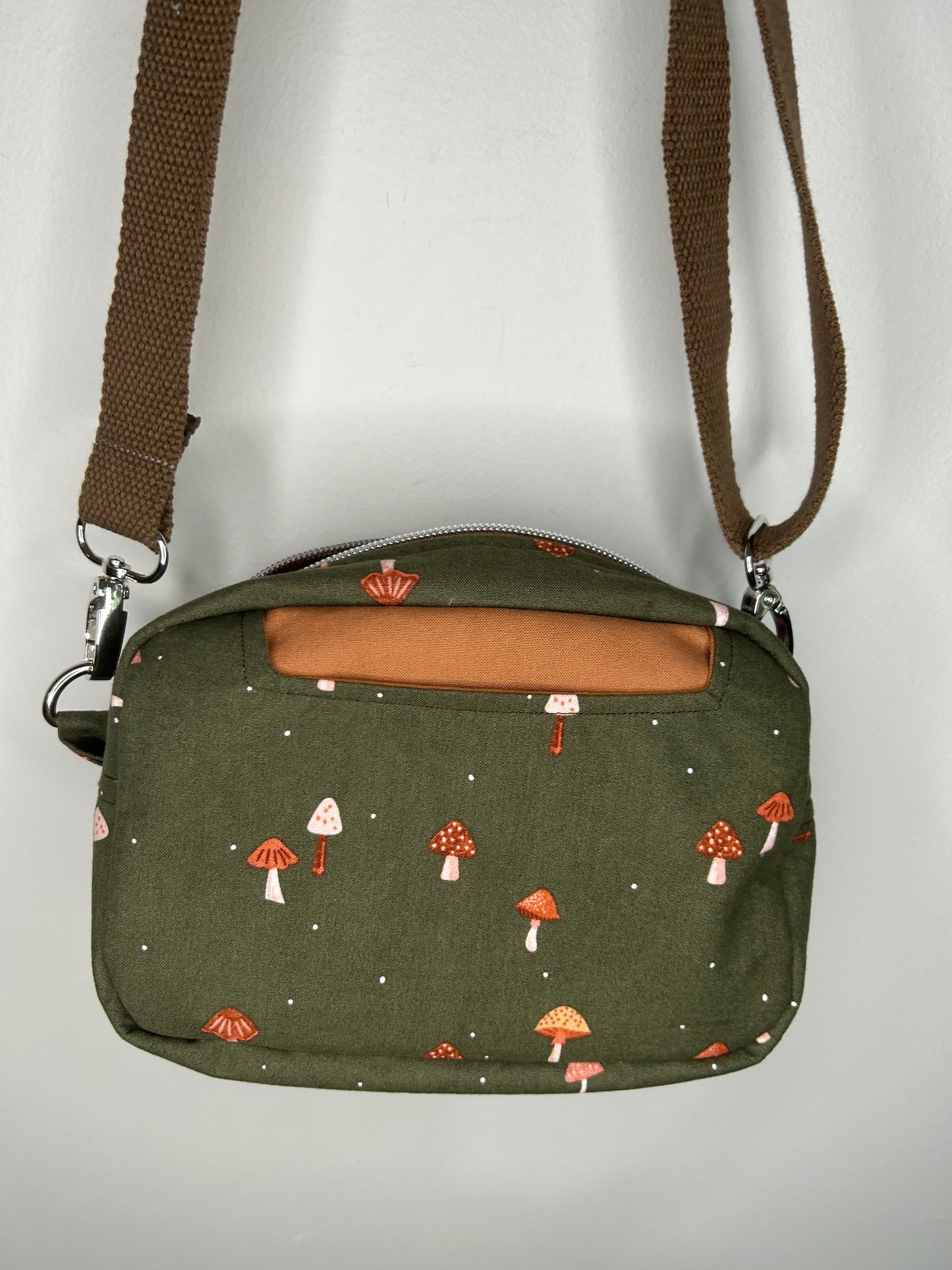 Mushroom Trio Crossbody Bag