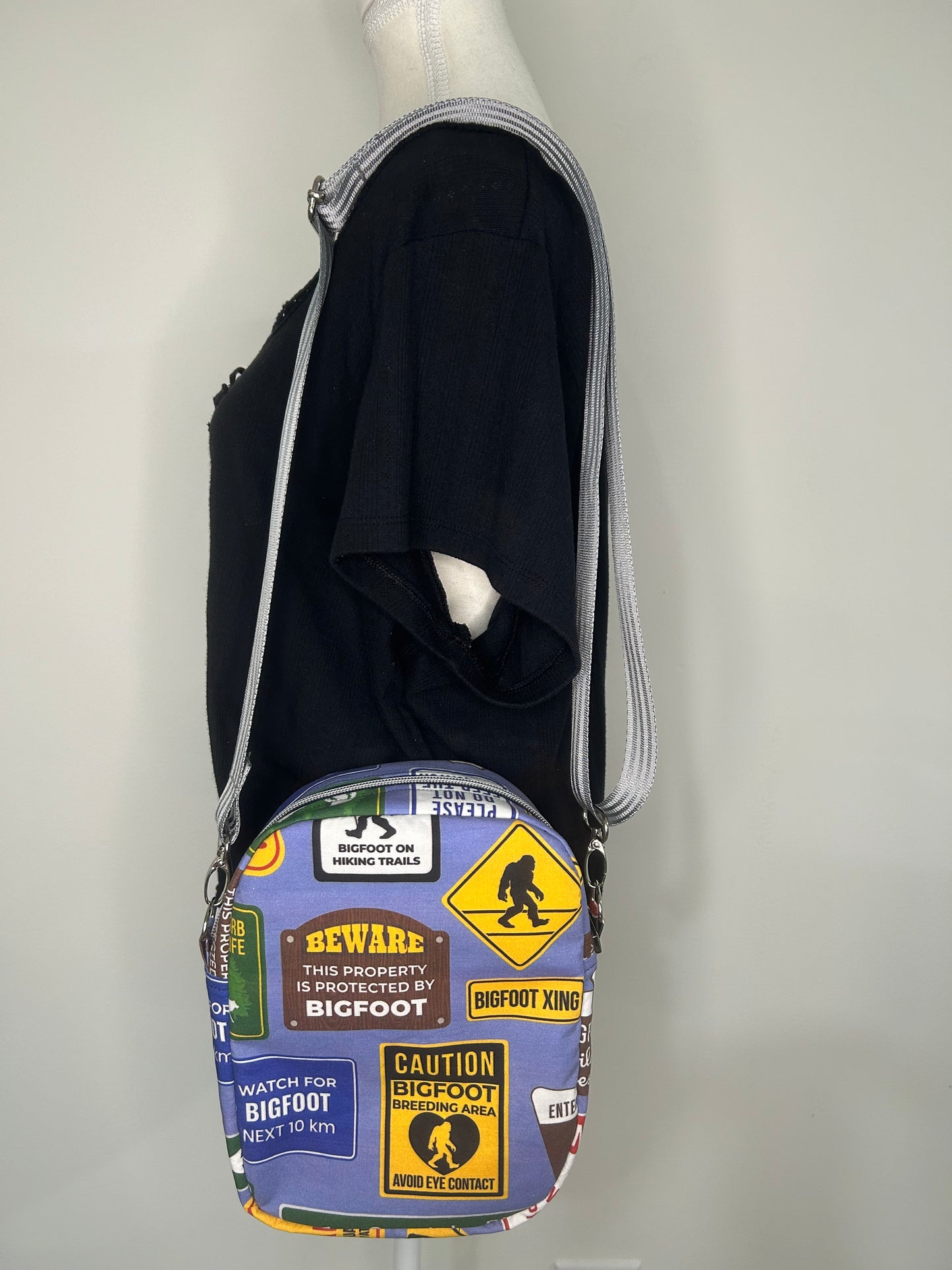 Beware of Bigfoot Pebble Convertible Bag