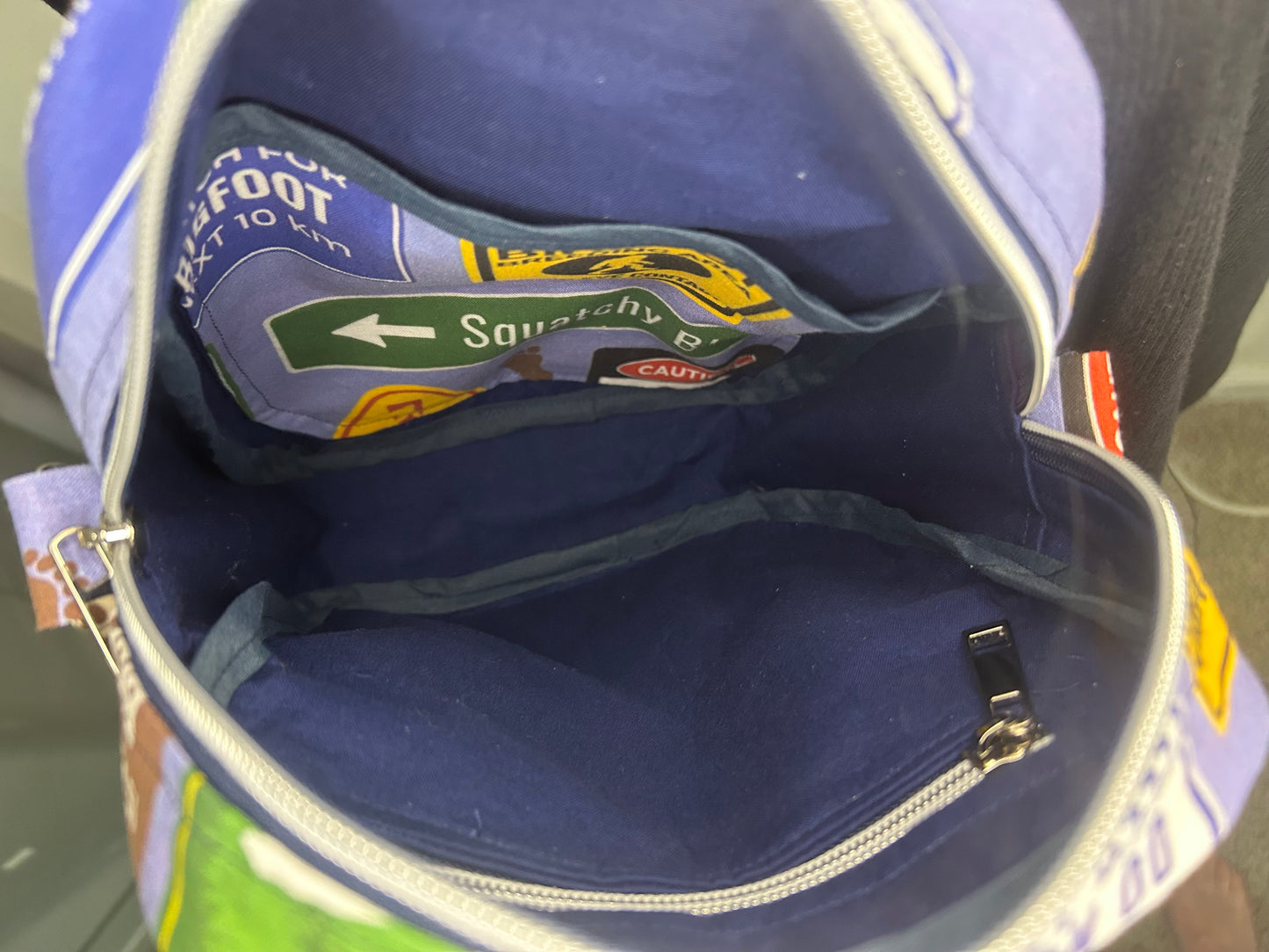 Beware of Bigfoot Pebble Convertible Bag