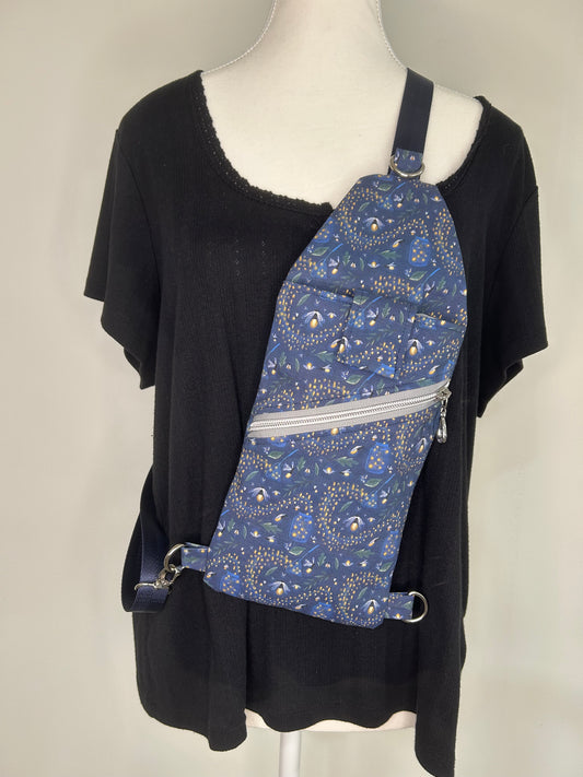Firefly Frenzy Mini Traveler Sling Crossbody Bag