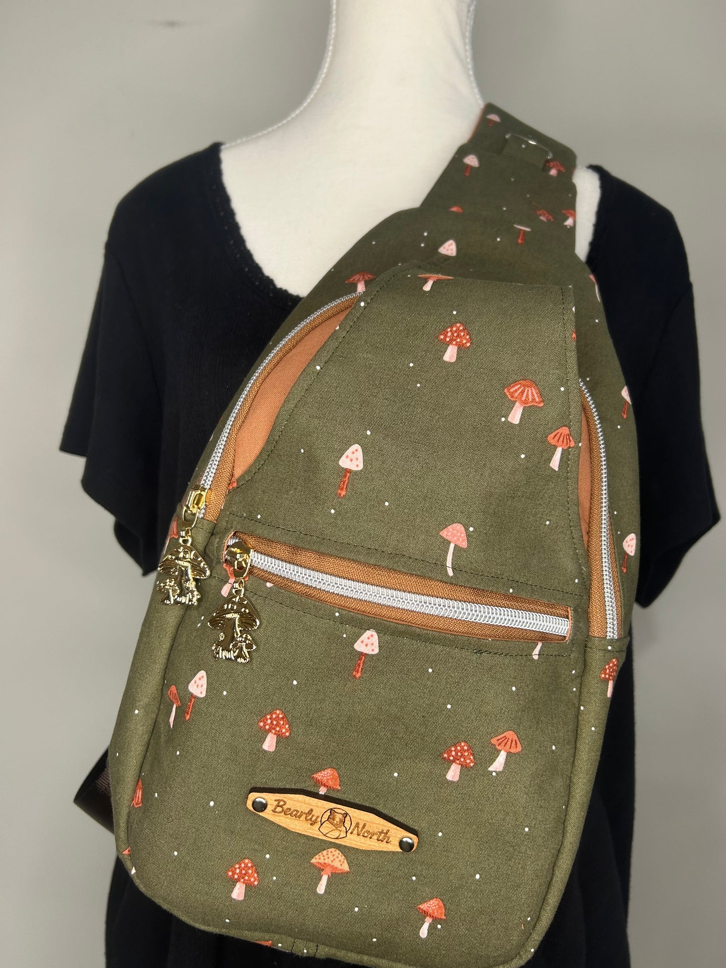 Mushroom Retro Sling Bag