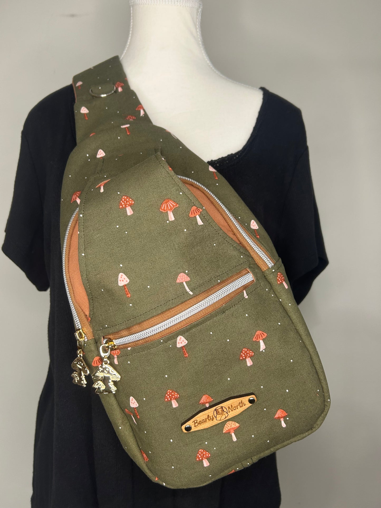 Mushroom Retro Sling Bag