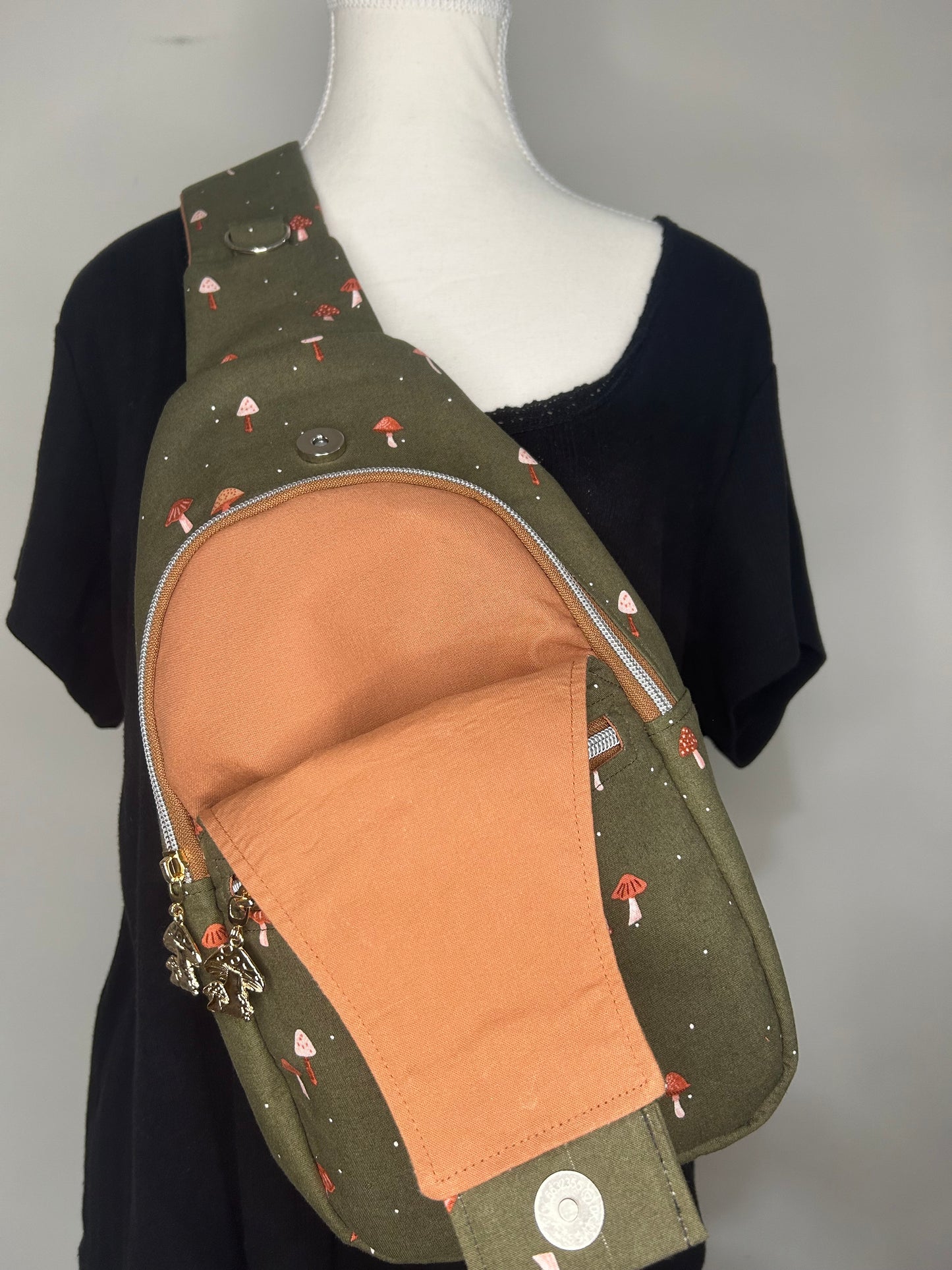 Mushroom Retro Sling Bag