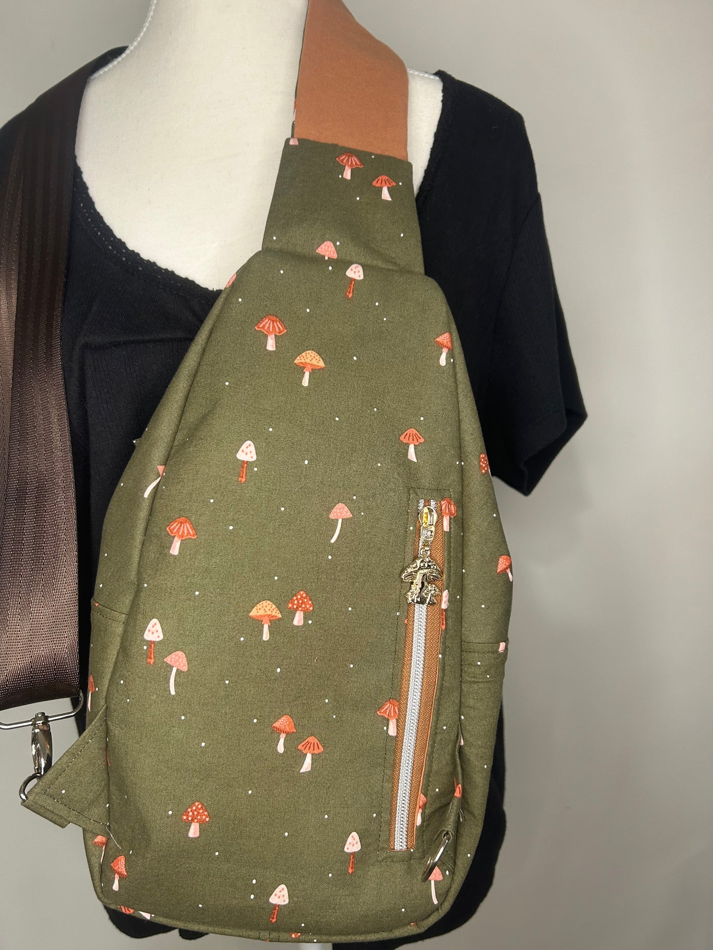 Mushroom Retro Sling Bag