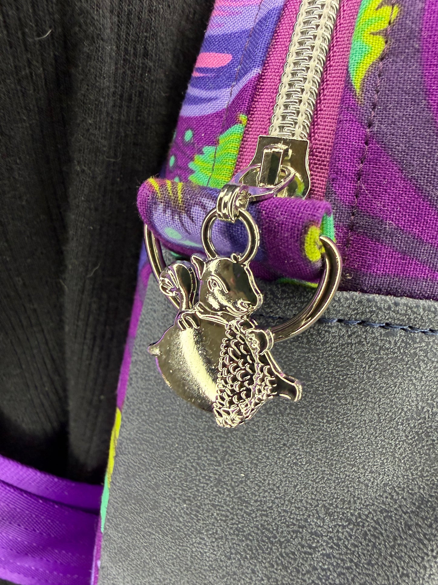 Extremely rare Tula Pink Squirrel 4 in 1 convertible sling bag