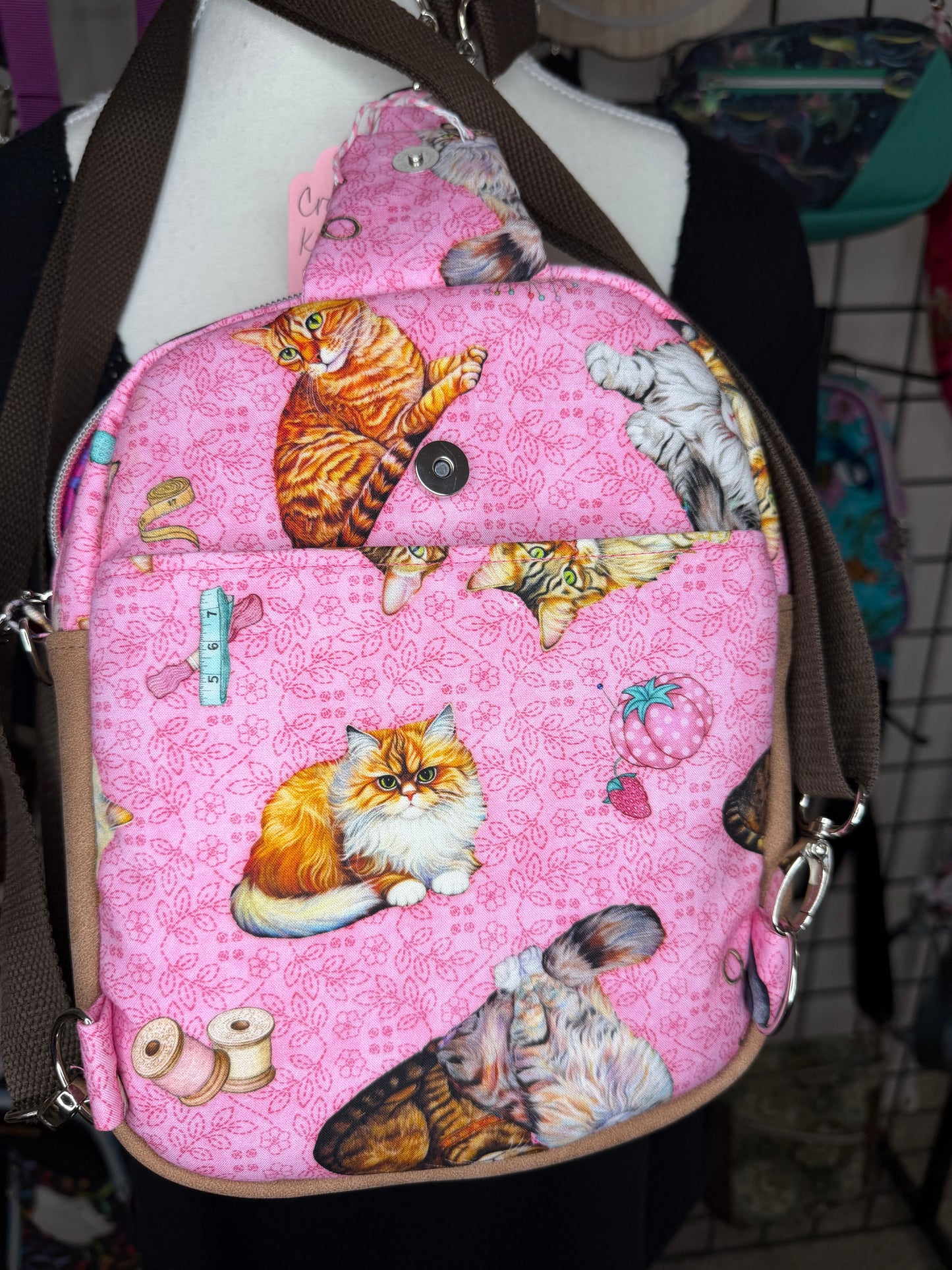 Sewing Cats Pebble 4 in 1 Convertible Bag