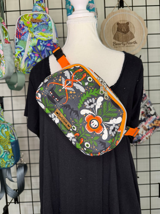 Funky Cat Cori Dantini Halloween Small Louie Sling to Waist Bag