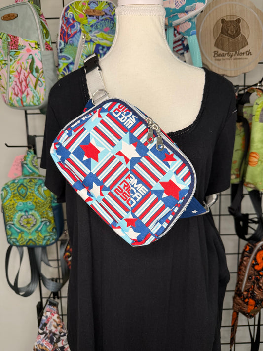 America 250 Small Simple Louie Sling to waist bag