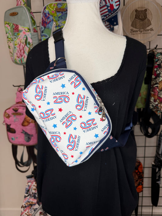 America 250 Years Small Louie Sling to Waist Bag