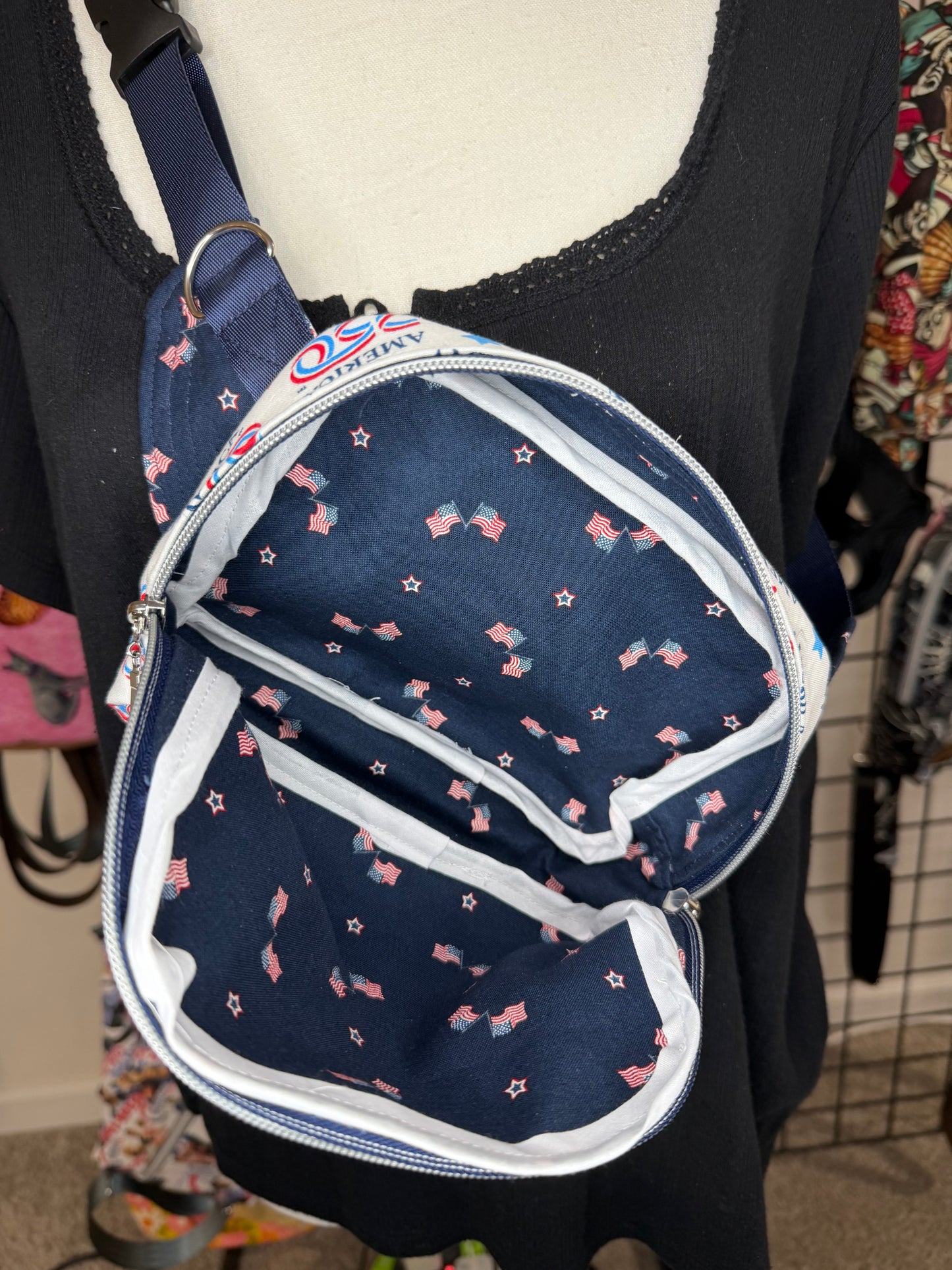 America 250 Years Small Louie Sling to Waist Bag