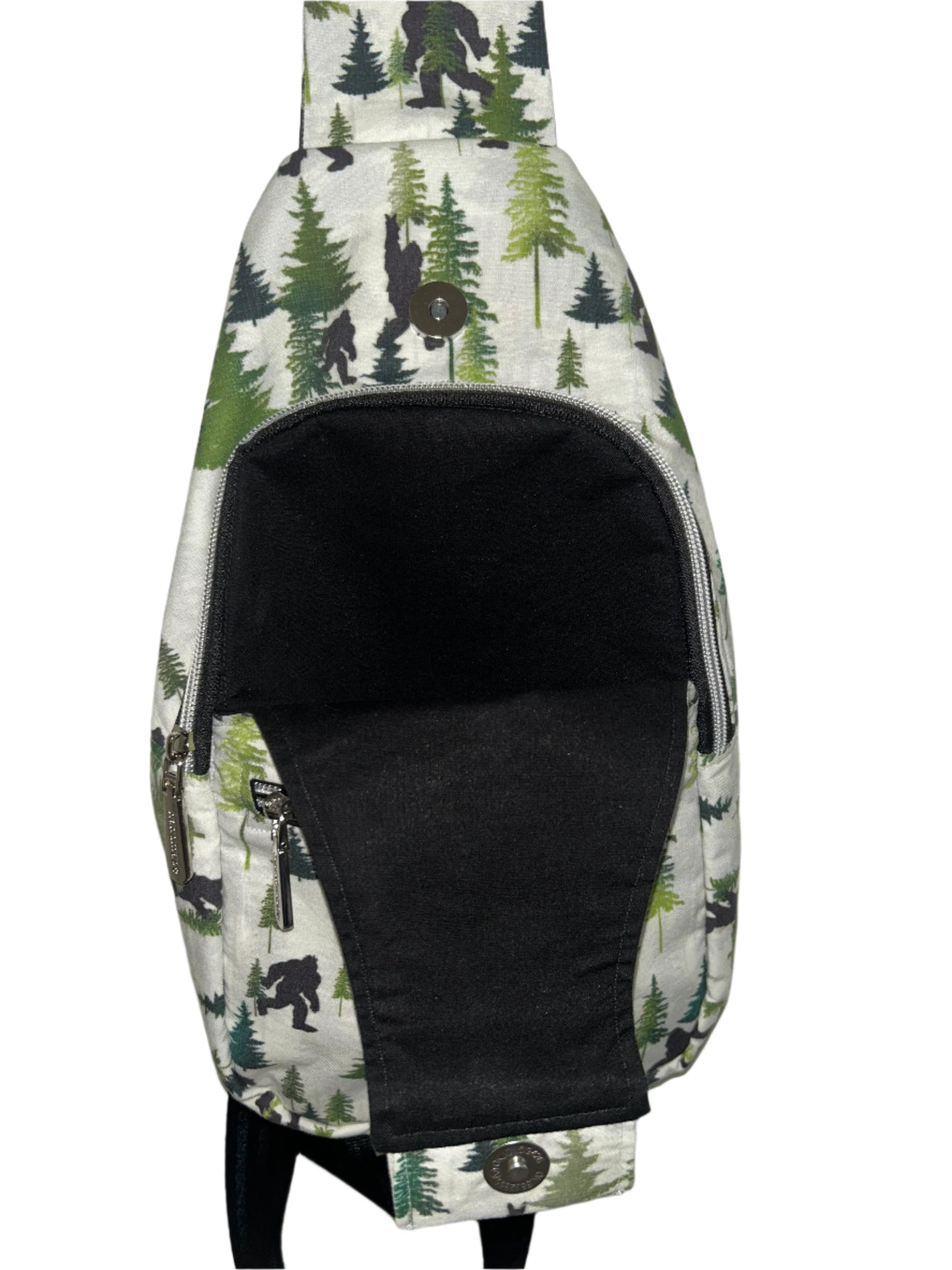 Peace Out Bigfoot Retro Sling Bag