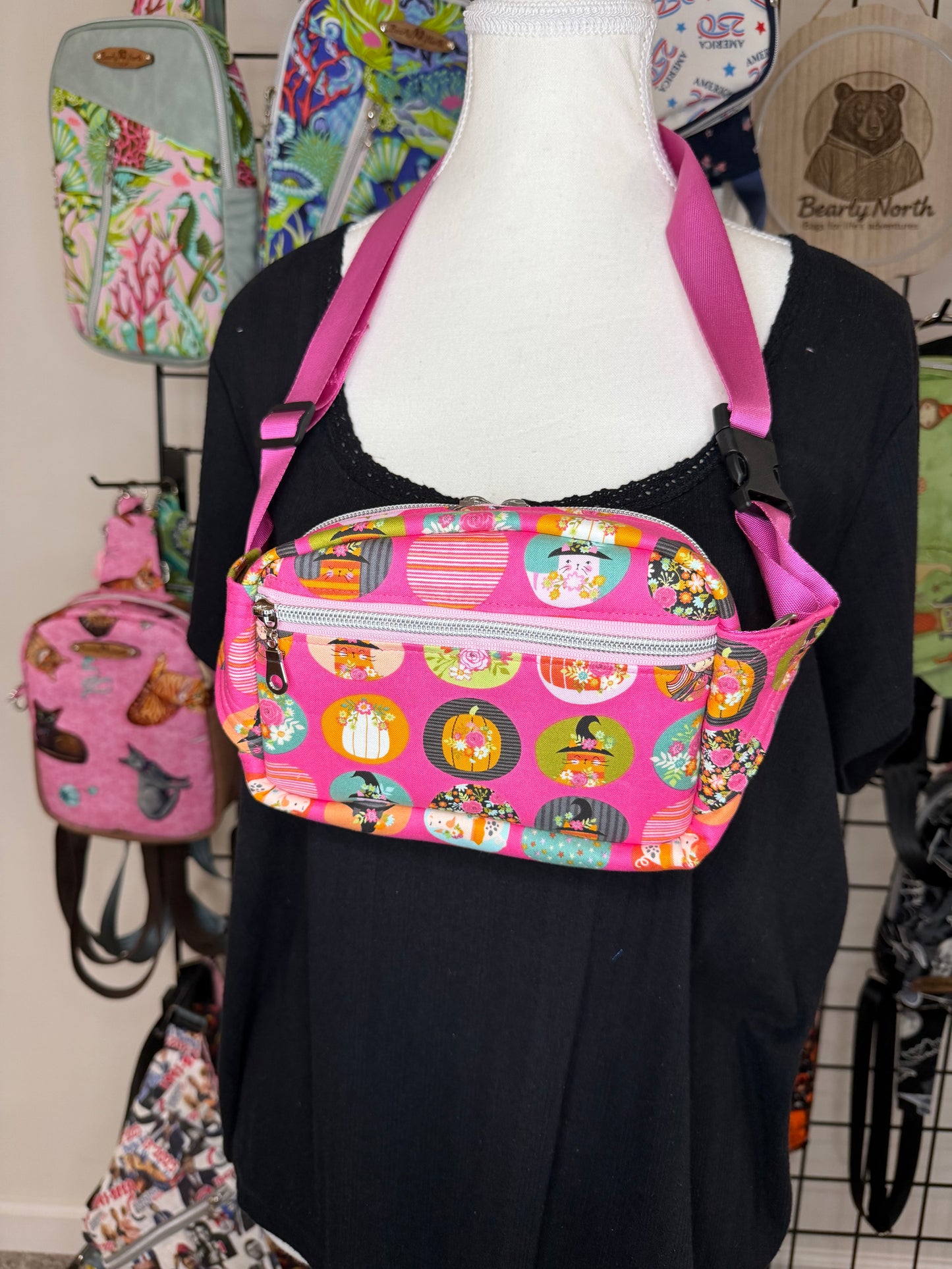 Kitty Loves Candy Small Louie Sling Bag to Waist Bag