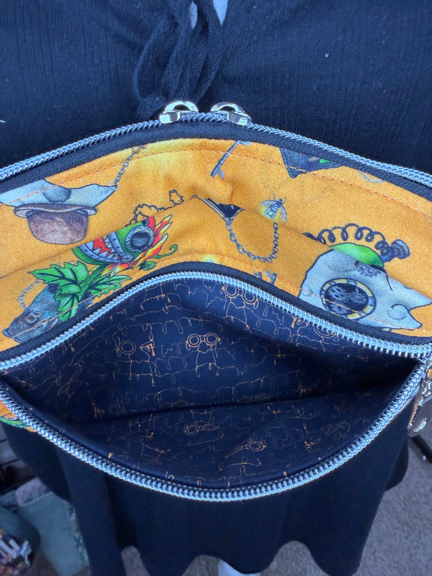 Steampunk Ghouls Small Louie Sling to Waist Bag