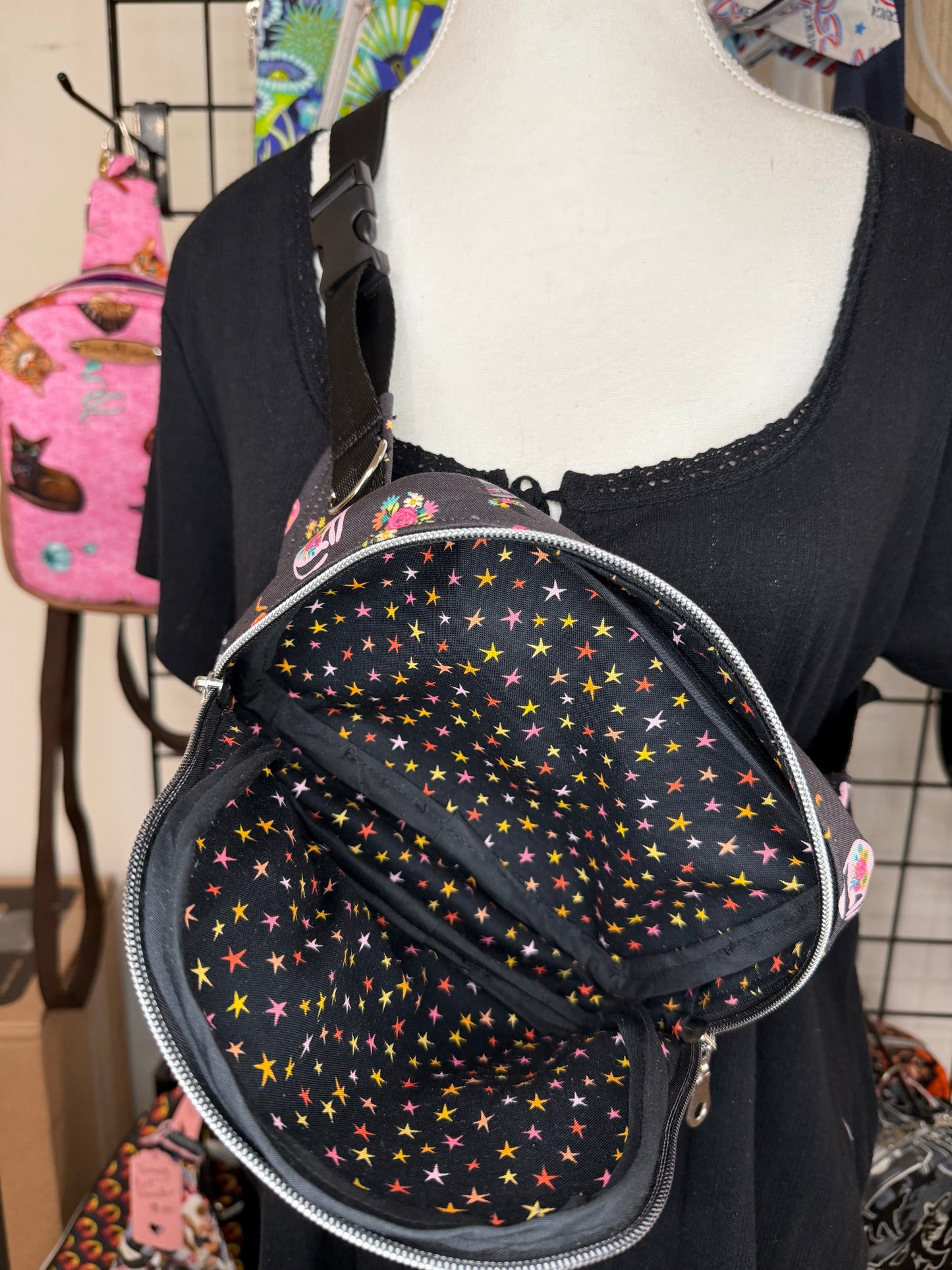 Cats in Hats Small Louie Sling to Waist Bag