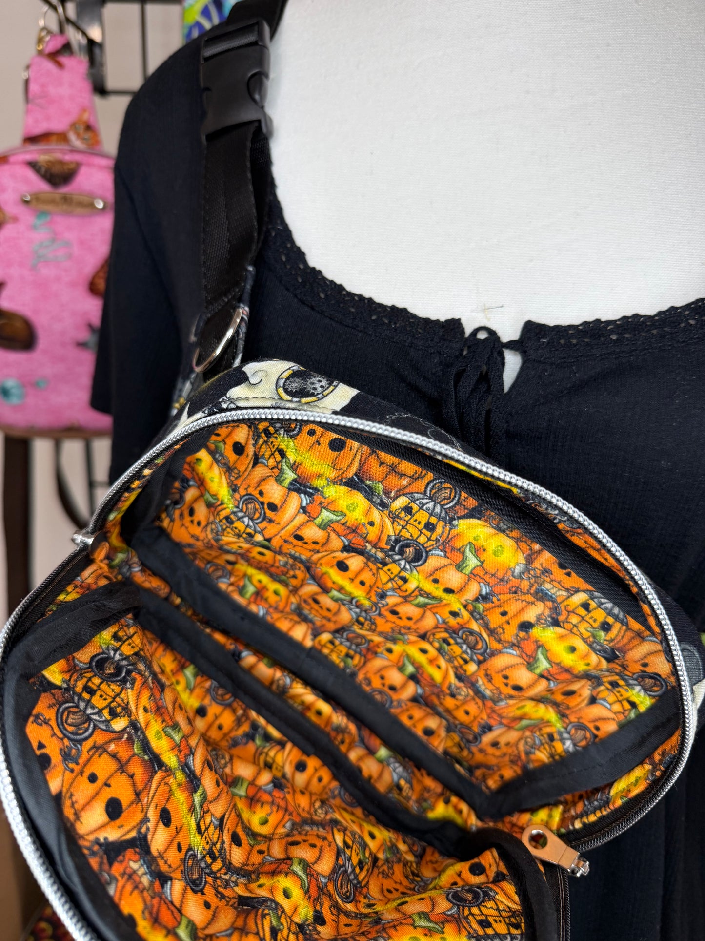 Steampunk Ghouls Small Louie Sling to Waist Bag