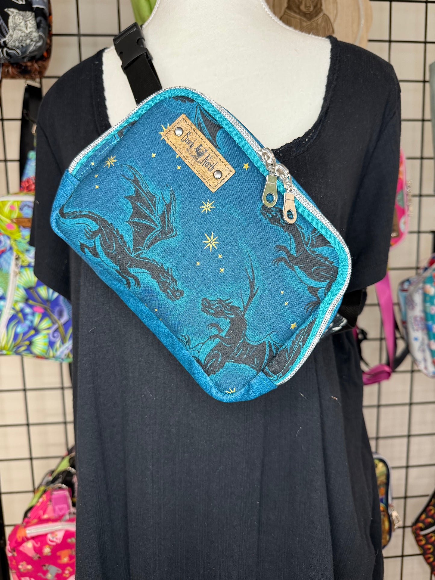 Ruby Star Society Fire Glow Small Louie with vinyl gussets sling to waist bag