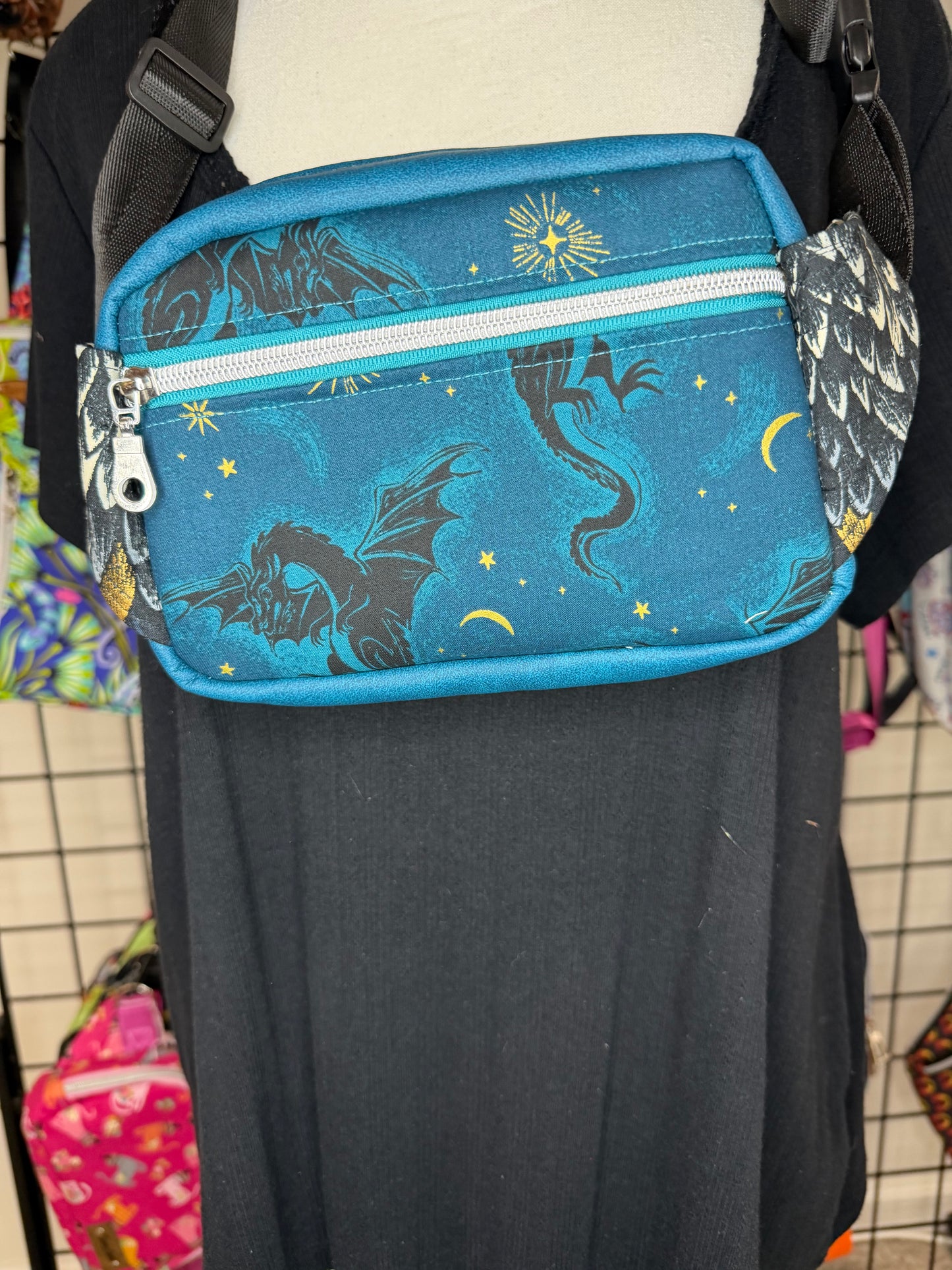 Ruby Star Society Fire Glow Small Louie with vinyl gussets sling to waist bag