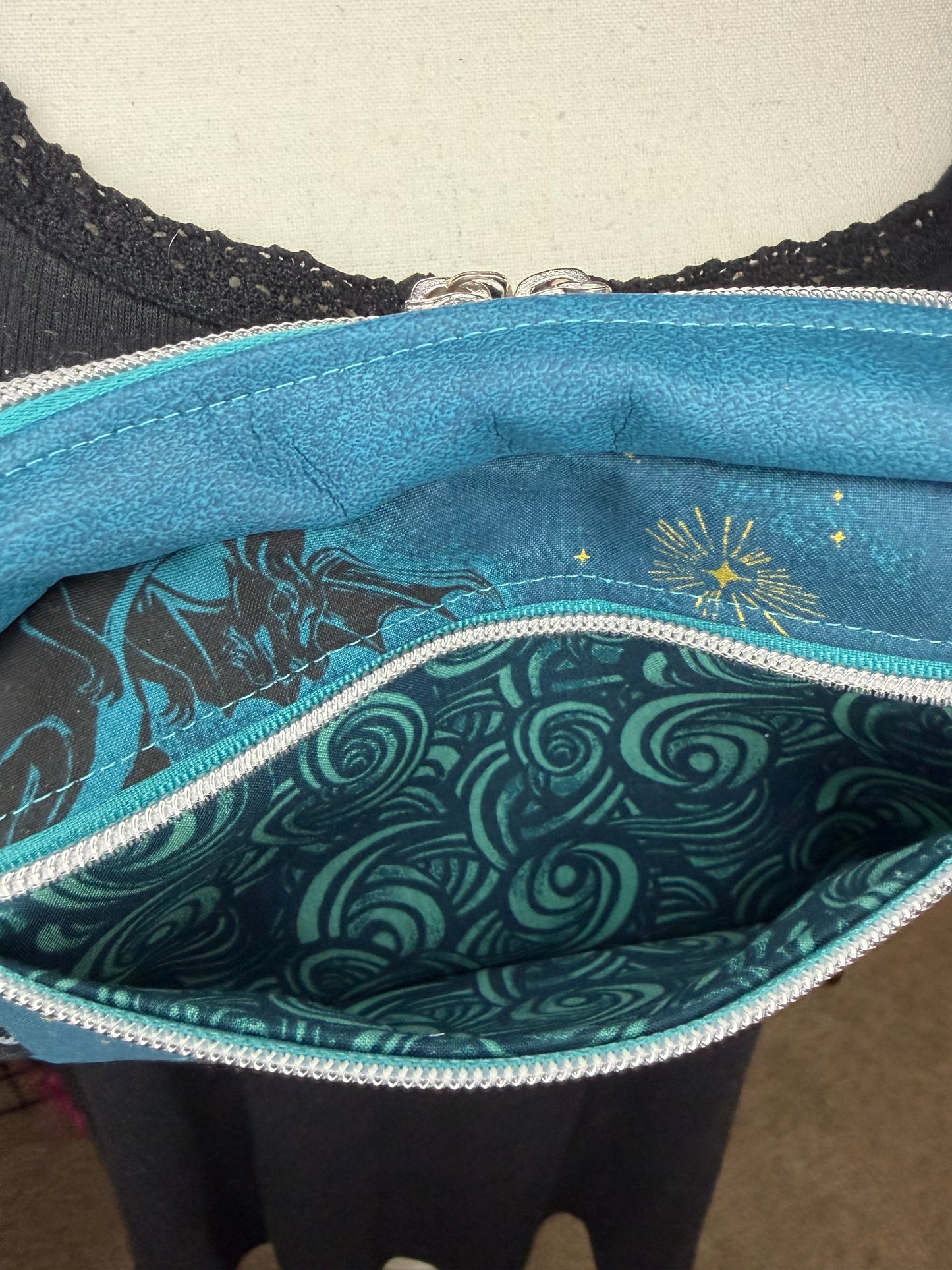 Ruby Star Society Fire Glow Small Louie with vinyl gussets sling to waist bag
