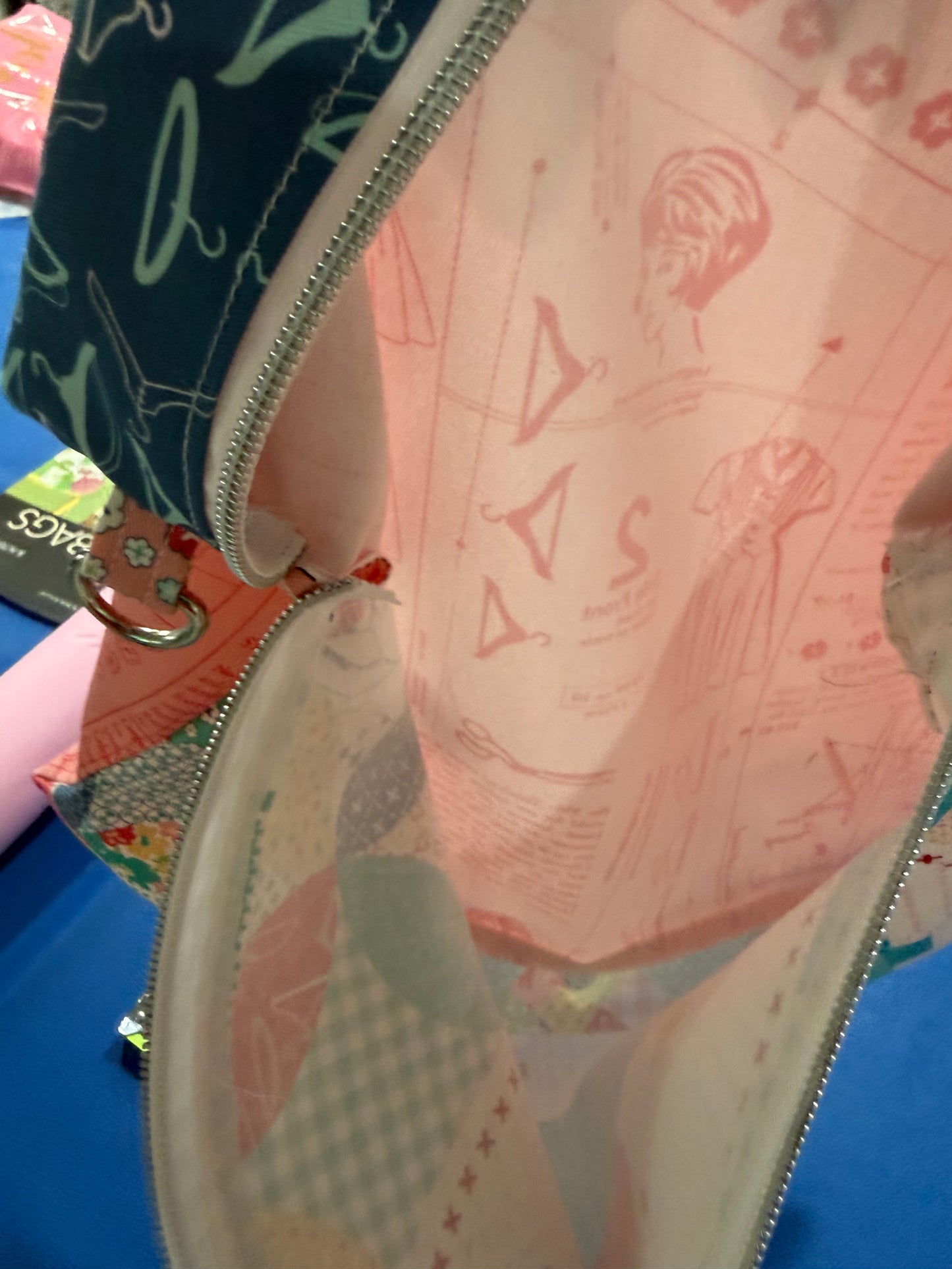 Large Lori Holt Sewing Machine Project Bag Slight Fabric Defect