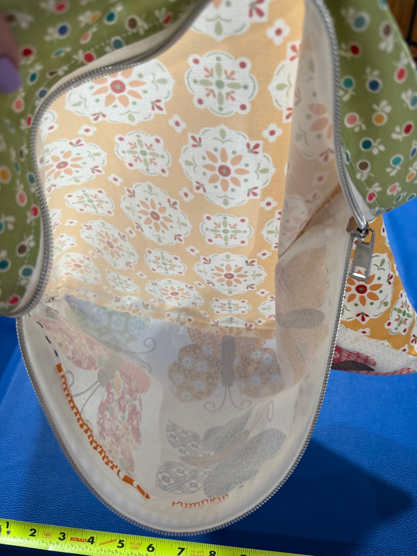 Large Lori Holt Unlined Butterfly Project Bag