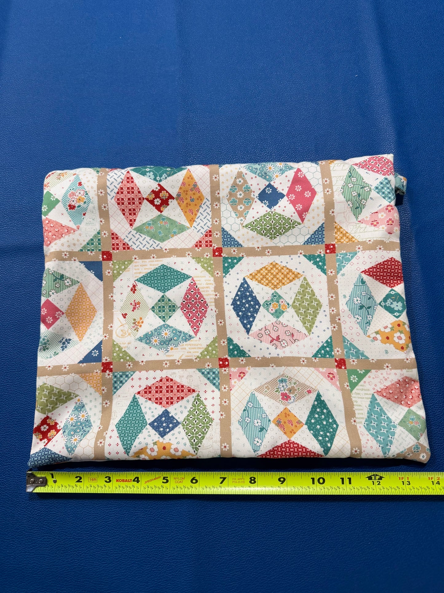 Large Lori Holt Unlined Fishing Couple Project Bag