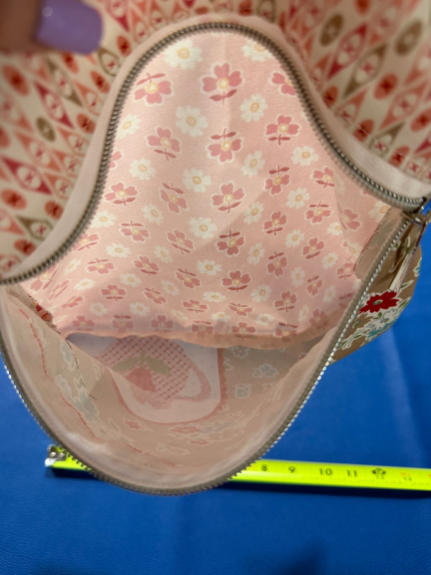Lori Holt Unlined Teapot Project Bag Slight Fabric Defect